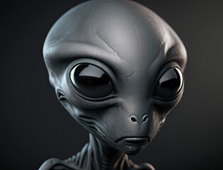 Gray Alien face