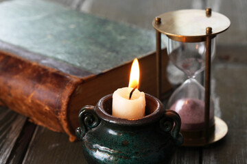 Candle And Book
