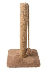 cat scratching post isolated on white background Toys, accessories for your beloved pet concept - 569519924