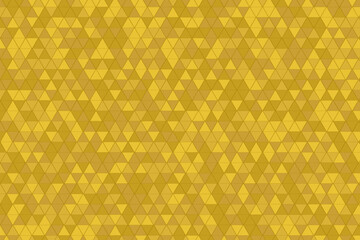 Pattern with geometric elements in golden yellow tones. vector abstract gradient background