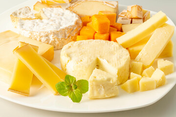 美味しいチーズの盛り合わせ