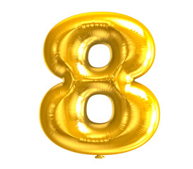 Percent Number Gold 3D Generative AI 