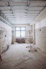 Wnętrze remontowanej przychodni medycznej © rozentuzjazmowany