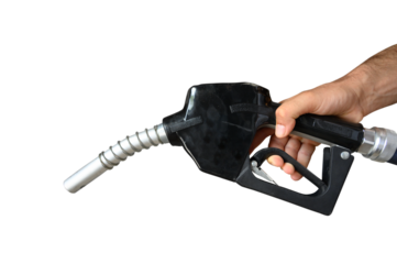 Hand holds a fuel pump service for motor vehicles