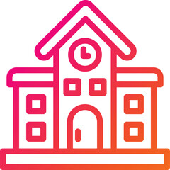 Railway station Vector Icon Design Illustration