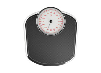 Old analogical scale with arrow for measurement