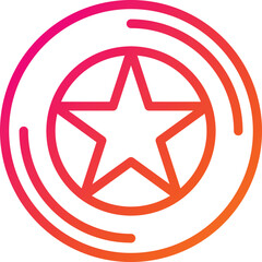 Frisbee Vector Icon Design Illustration