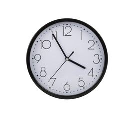 Black and vintage clock with hands. concept of time