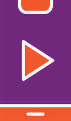 Video Vector Icon Design Illustration