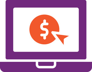 Pay per click Vector Icon Design Illustration
