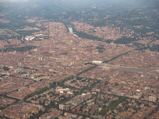 Aerial view of Turin