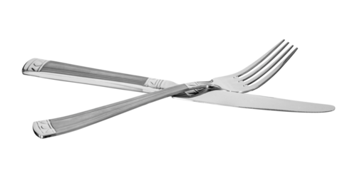 Knife and fork. Kitchen utensil isolated. png transparent