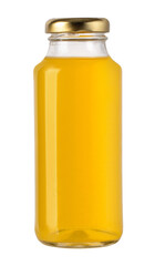 bottle apple juice isolated