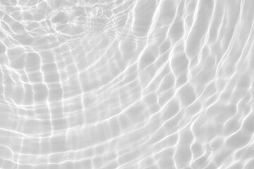Abstract white transparent water shadow surface texture natural ripple background