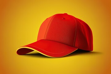 red baseball cap generative IA