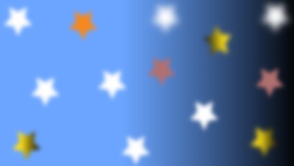 Blue background with stars illustration vector 