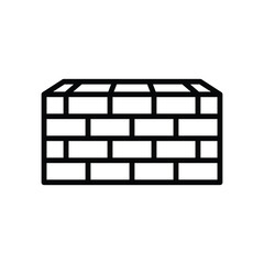 bricks icon vector design template in white background