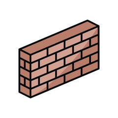bricks icon vector design template in white background