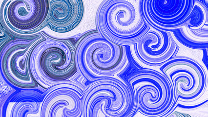 Fototapeta na wymiar blue wave abstract pattern