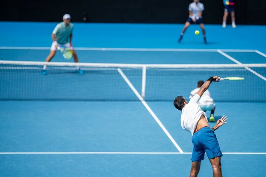 indian tennis player up close