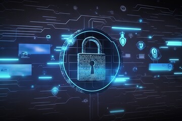 Cybersecurity and Data Protection Concept 4. Generative AI.