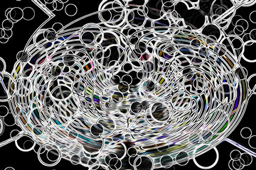 Black and white abstract background with other shades