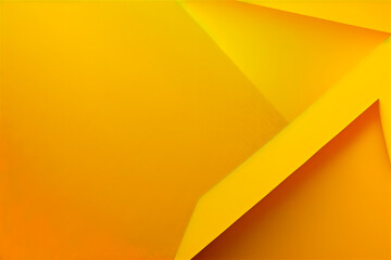 geometric yellow background or backdrop wallpaper with modern lines. ai generative
