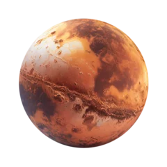 Foto op Canvas mars planet isolated on transparent background cutout © Natural PNG