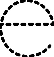 Lowercase Tracing Alphabet Dash e