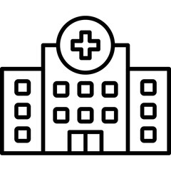 Obraz premium Hospital Icon