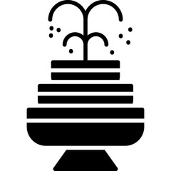 Obraz premium Fountain Icon