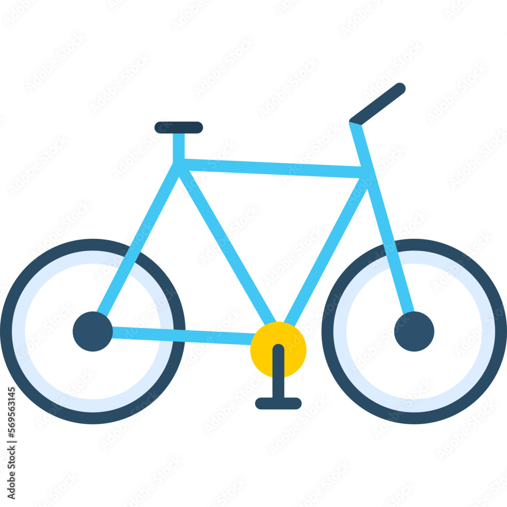 Poster bicycle icon