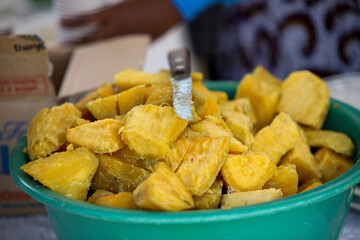 sweet potatoes in a bowl.