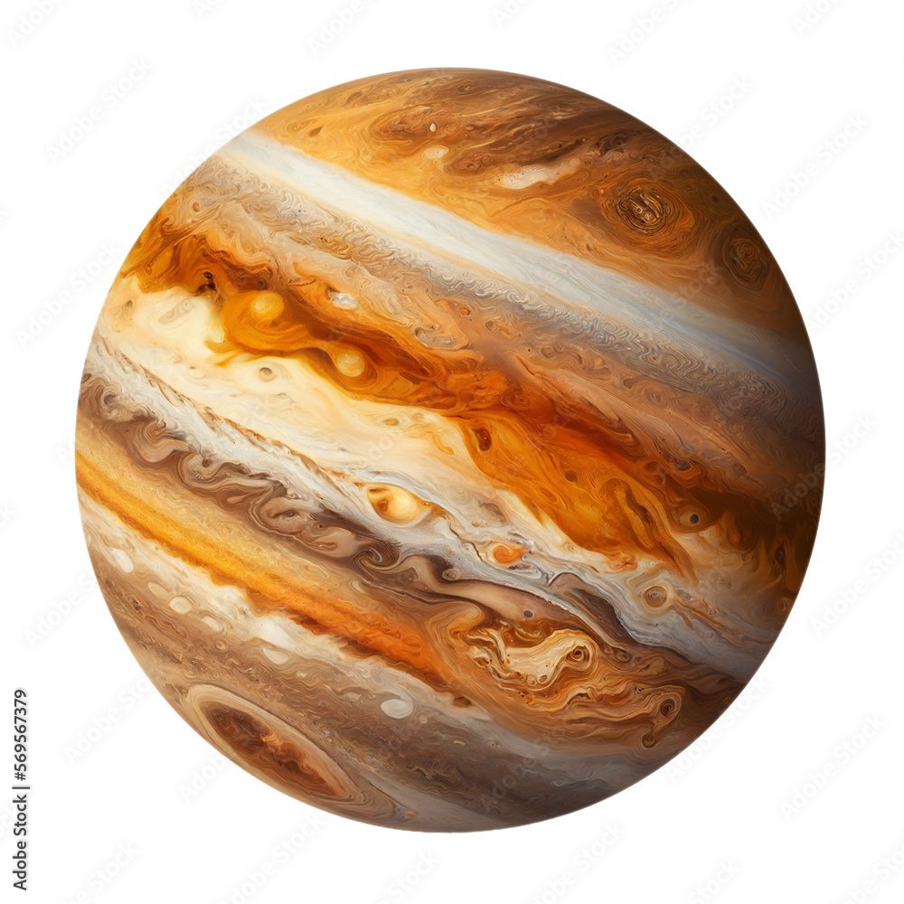 Canvas Prints jupiter planet isolated on transparent background cutout