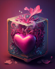 Abstract love box