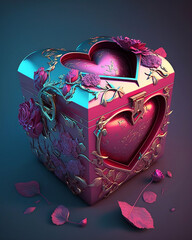 Abstract love box