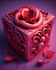 Abstract love box