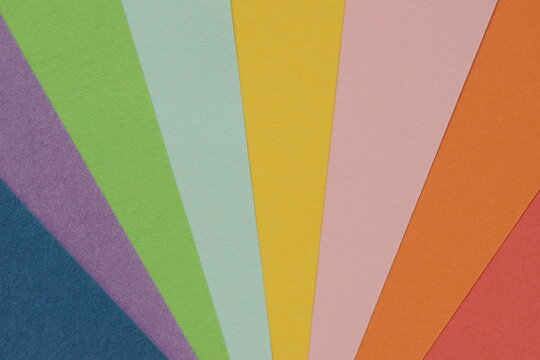 Multi-colored paper pattern
