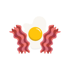 eggs and bacon illustration