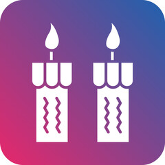 Vector Design Candles Icon Style