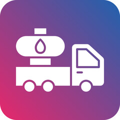 Vector Design Oil Truck Icon Style