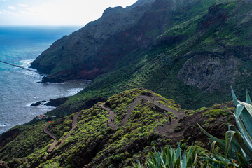 Küstenwanderweg im Norden Teneriffas.