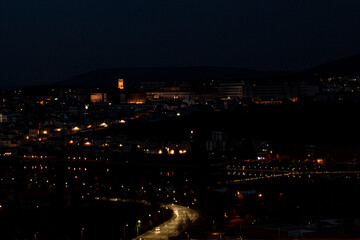Fototapeta na wymiar Coimbra by night