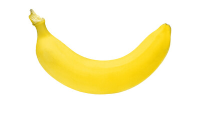 Isolated banana. Transparent Background.
