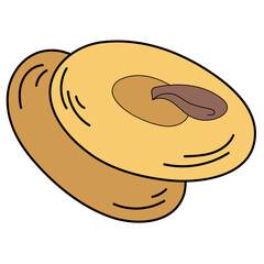 cymbals filled outline icon