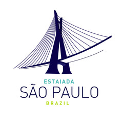 Cidade São de Paulo Ponte Otávio Frias Ponte Estaiada Construção Arquitetura Monumento  Ponto Turístico City Bridge Stay bridge Construction Architecture Brazil Logo Congress Tourist spot