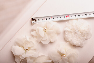 künstlichen Blumen, Applikationen, Aufnäher