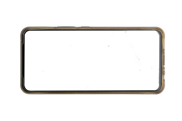 mobile phone on white background