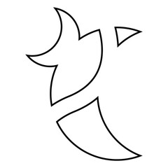 letter c icon illustration vector