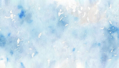 Fototapeta na wymiar a painting of blue and white paint on a blue background with a white border around the edges of the image and a white border around the edges of the image. Generative AI